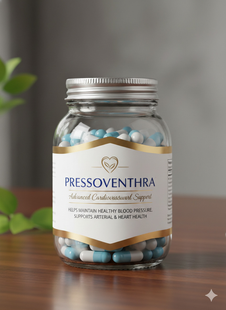 Pressoventhra dietary supplement packaging
